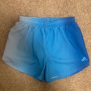 Adidas Gradient Blue Athletic Shorts